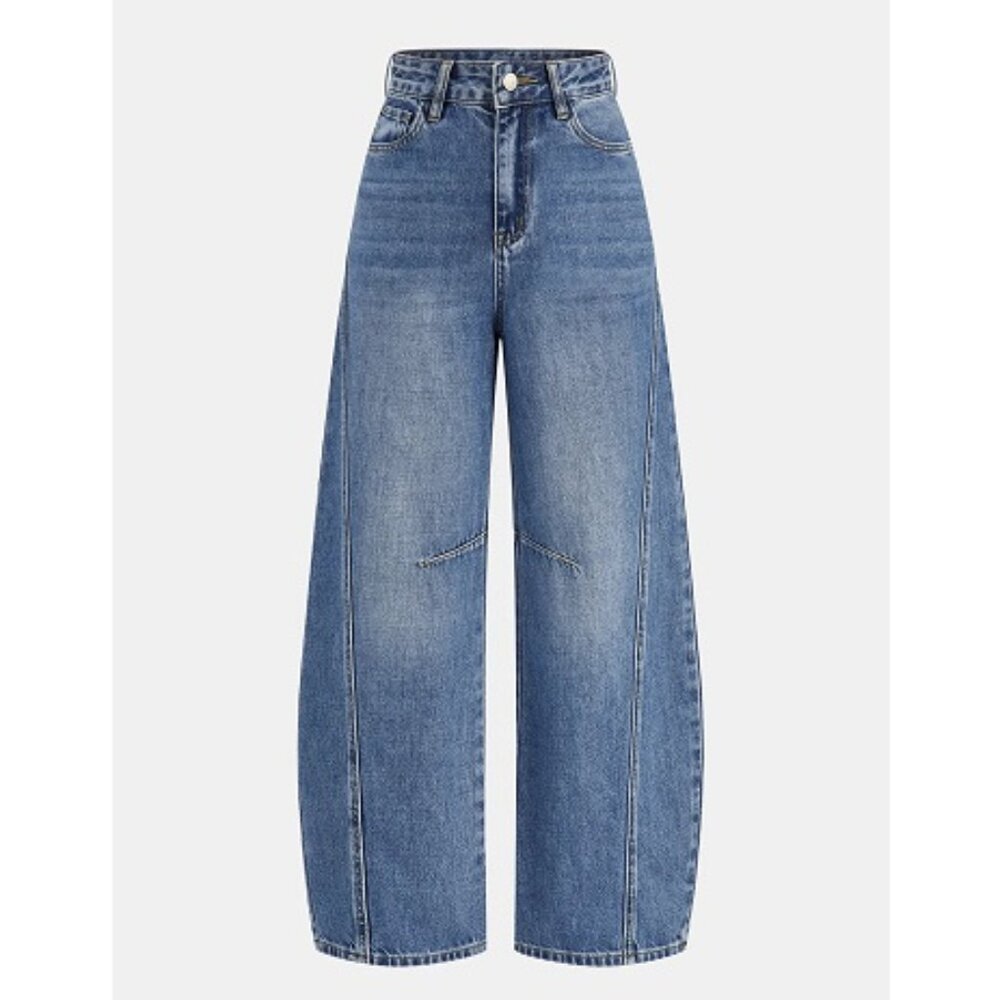 Commense Denim Curved-Leg Jeans NWT, Size M